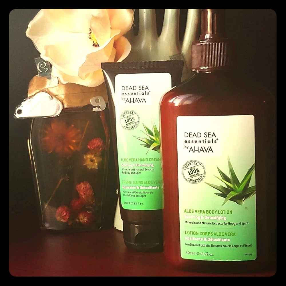 NEW Ahava Lotion & Hand Cream Bundle ~ Aloe vera